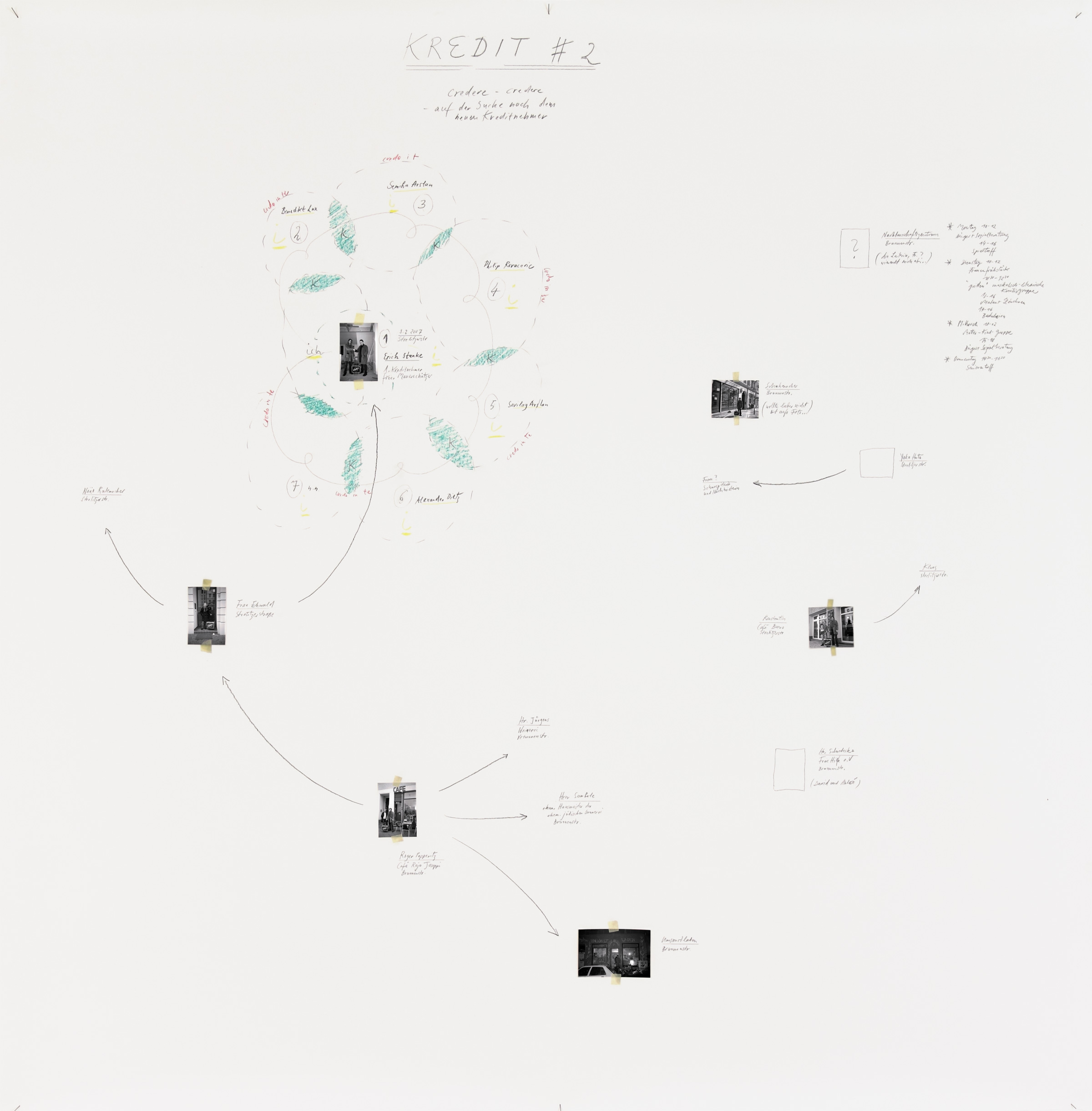 Johannes Burr: KREDIT #1-2 // Ausstellung bei arttransponder, Berlin 2007
