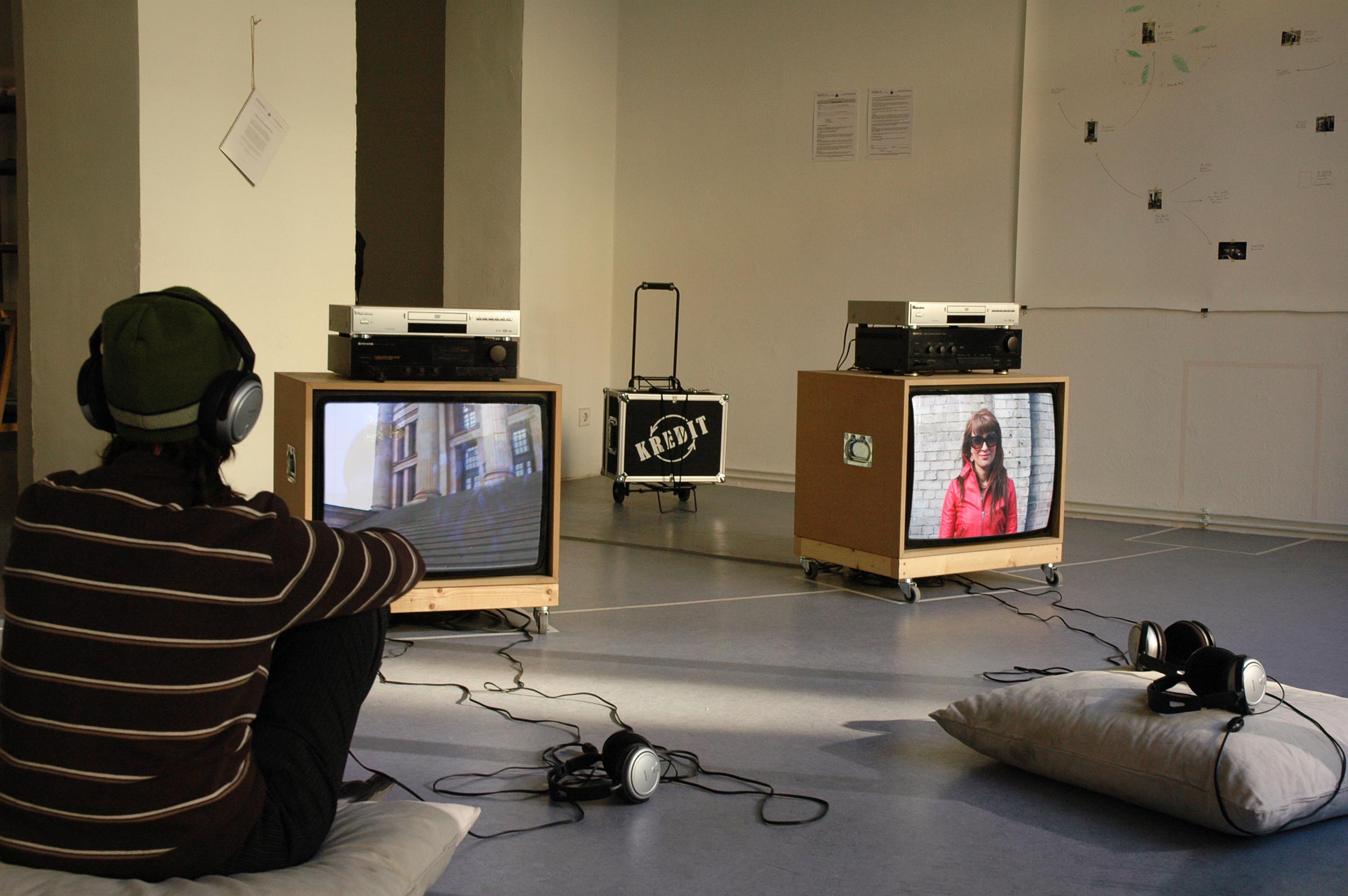 Johannes Burr: KREDIT #1-2 // Ausstellung bei arttransponder, Berlin 2007