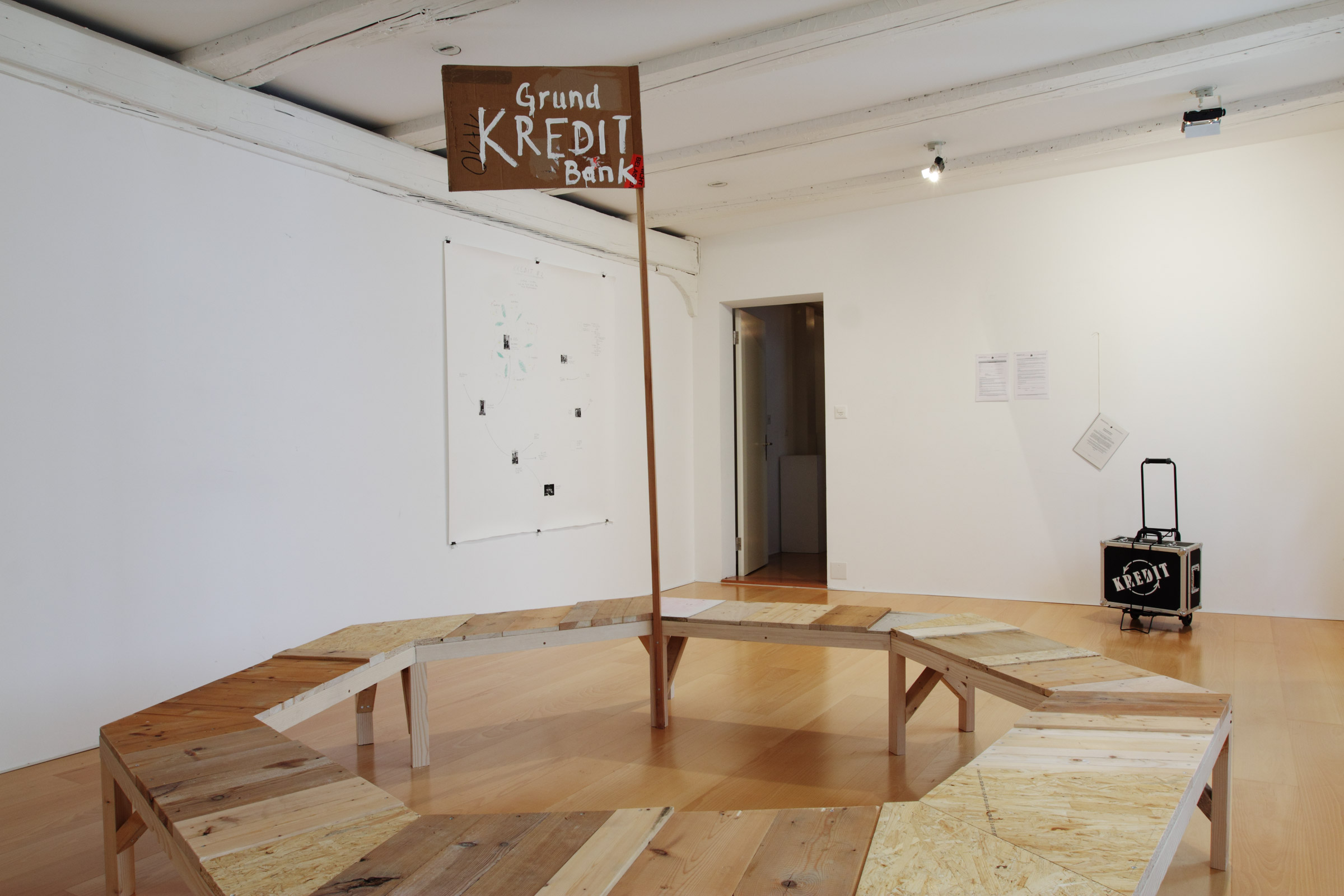 Johannes Burr: KREDIT #7 // Ausstellung im Nextex St. Gallen, 2012