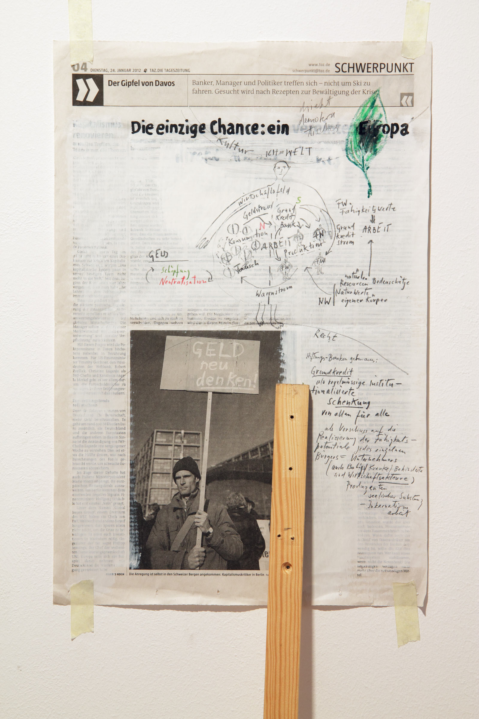 Johannes Burr: KREDIT #7 // Ausstellung im Nextex St. Gallen, 2012