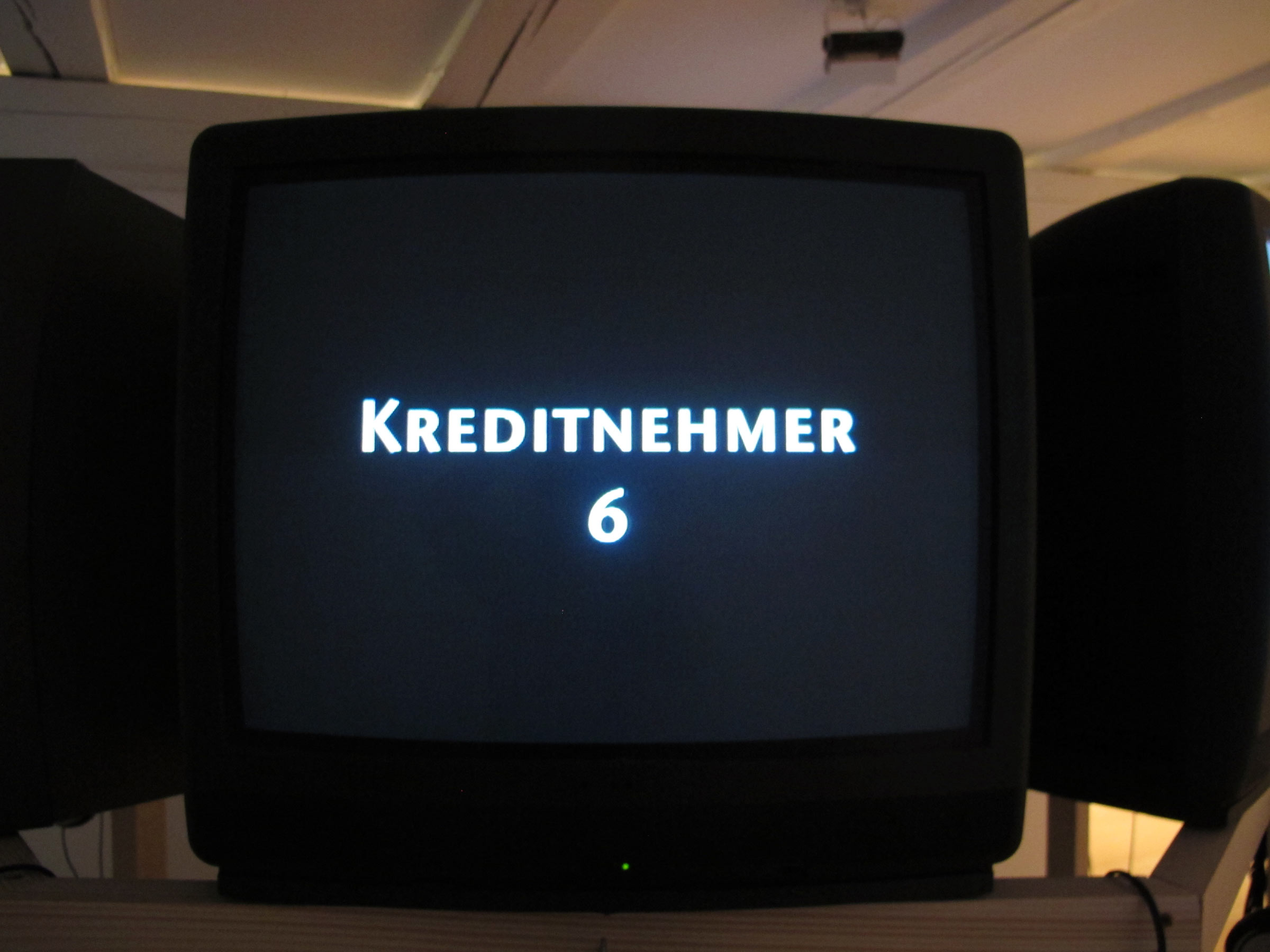 Johannes Burr: KREDIT #7 // Ausstellung im Nextex St. Gallen, 2012