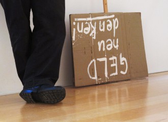 Johannes Burr: KREDIT #7 // Geld neu denken // Ausstellung im Nextex St. Gallen, 2012